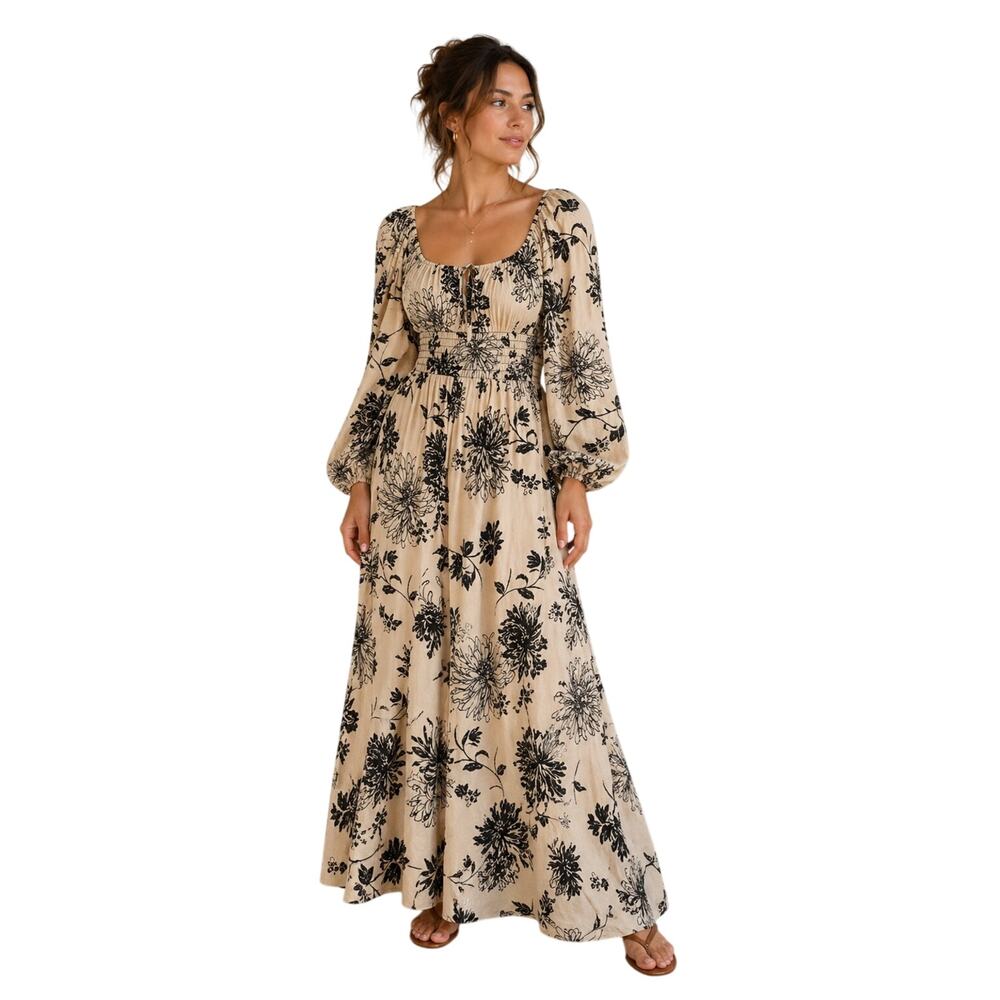 Christy Dawn The Savannah in Chrysanthemum Floral Maxi Dress Size XS/S